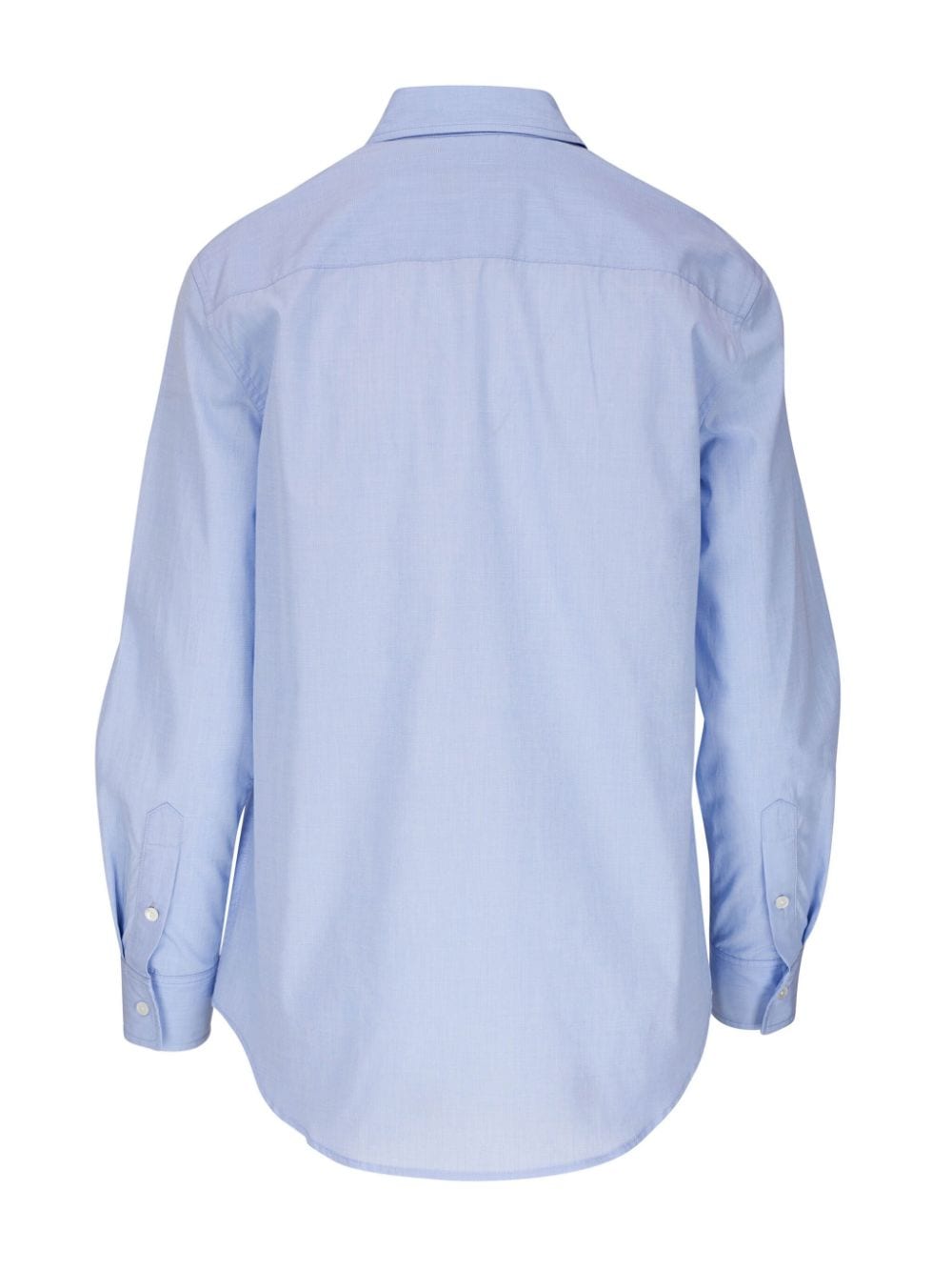 Nili Lotan long-sleeve cotton shirt - Blauw