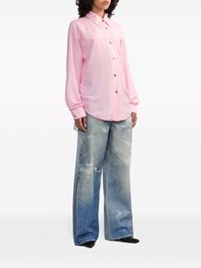 OUR LEGACY Apron cotton-silk shirt - Roze