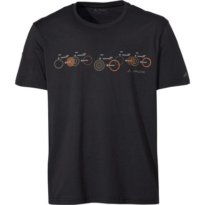 VAUDE T-Shirt Men's Cyclist T-Shirt V (1-tlg) Grüner Knopf