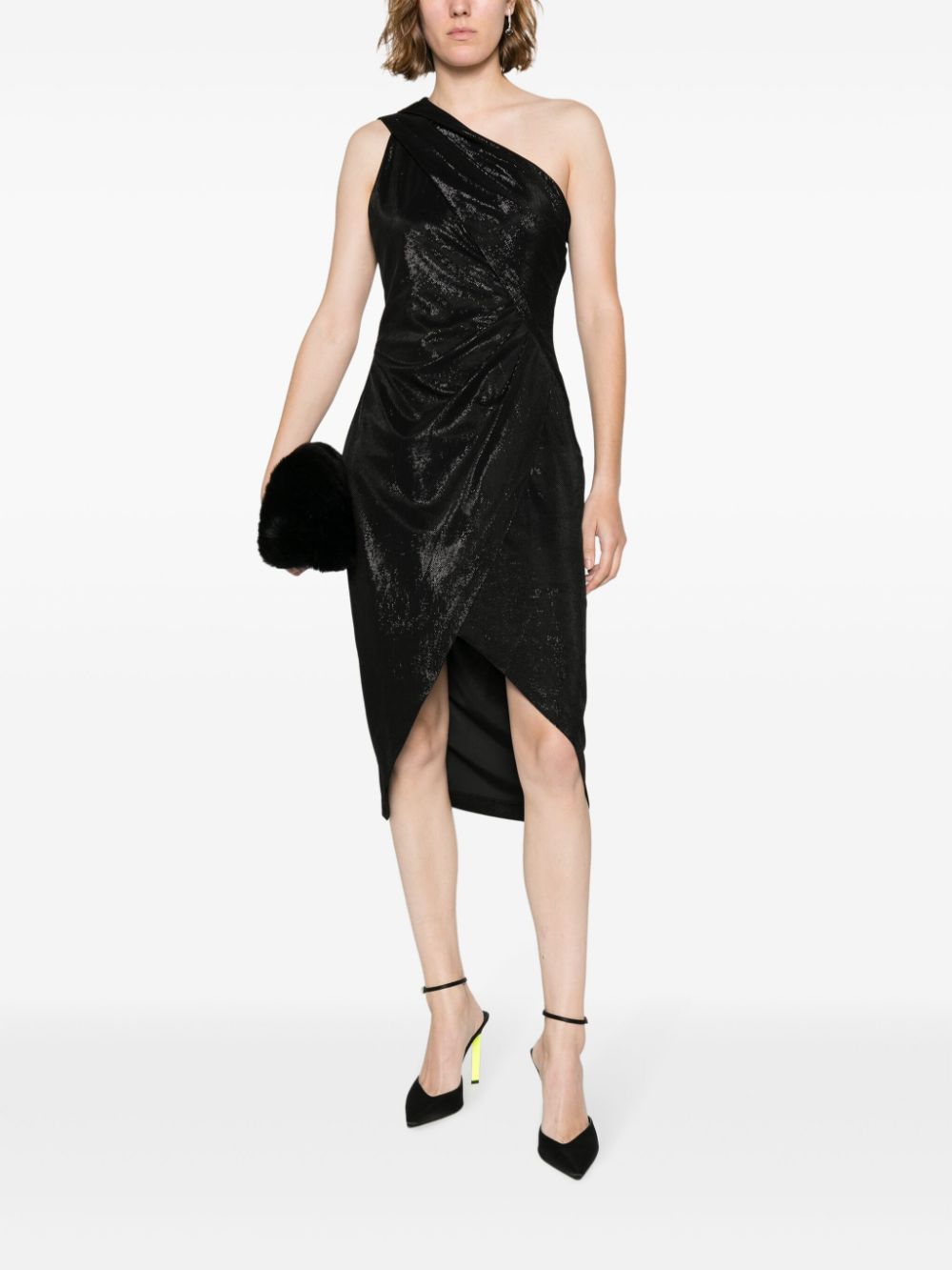 IRO Asymmetrische jurk - Zwart