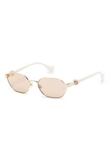 Gucci Eyewear GG1593S zonnebril met geometrisch montuur - Beige