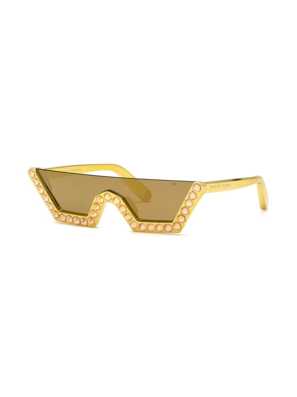Philipp Plein Plein Crystal Lux square-frame sunglasses - Goud