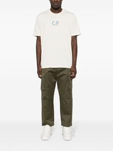 C.P. Company logo-print cotton T-shirt - Beige