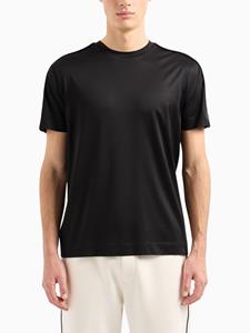 Emporio Armani T-shirt met logoband - Zwart