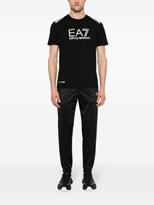 Ea7 Emporio Armani ASV 7 Lines crew-neck T-shirt - Zwart
