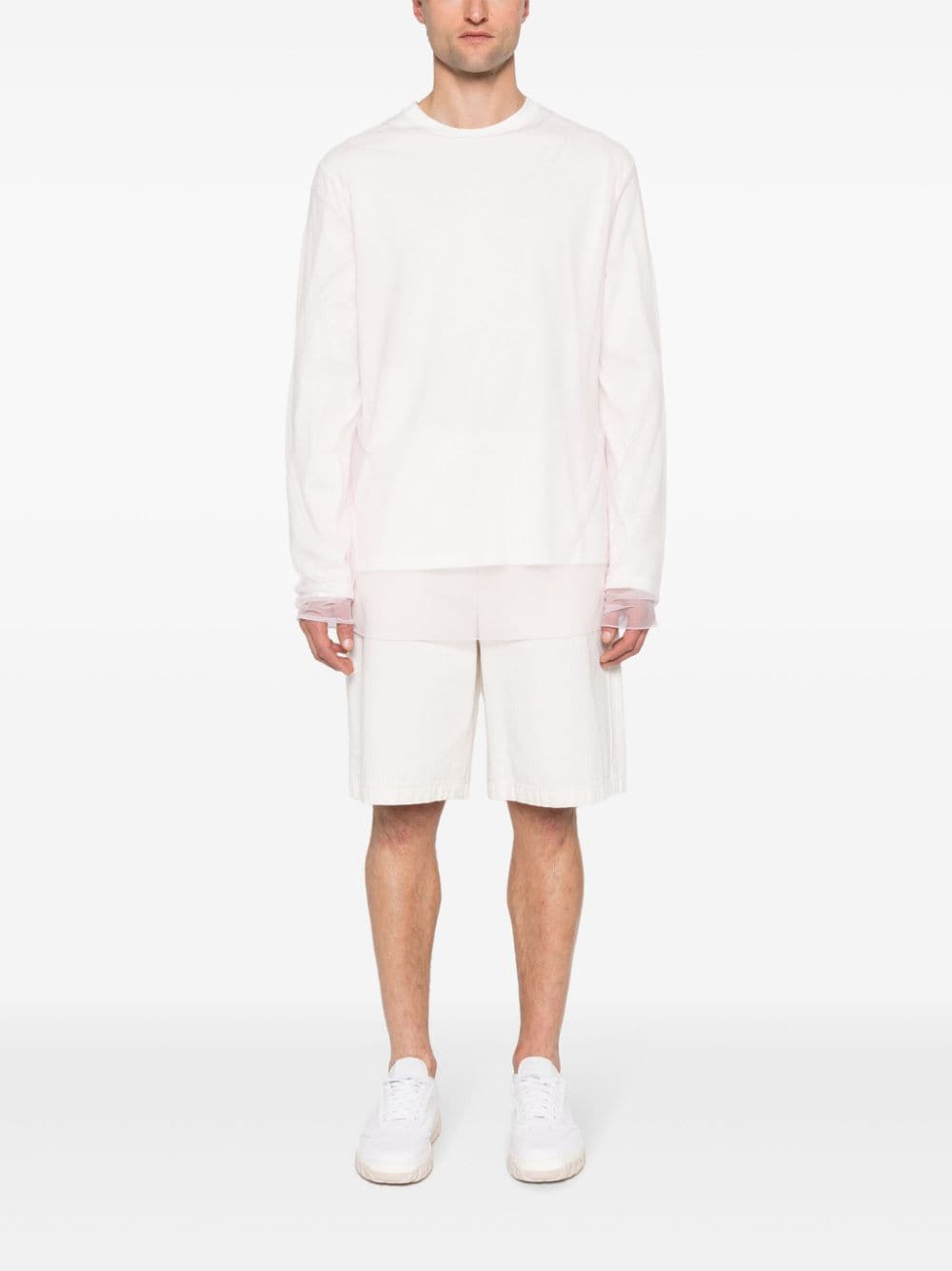 Jil Sander layered cotton T-shirt - Beige