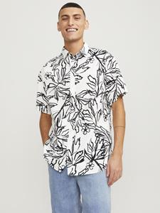 Jack & Jones Blusenshirt JORLAFAYETTE AOP SHIRT SS LN