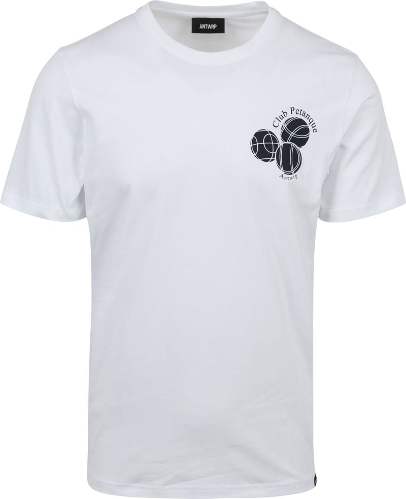 ANTWRP T-Shirt Club Petanque Weiß