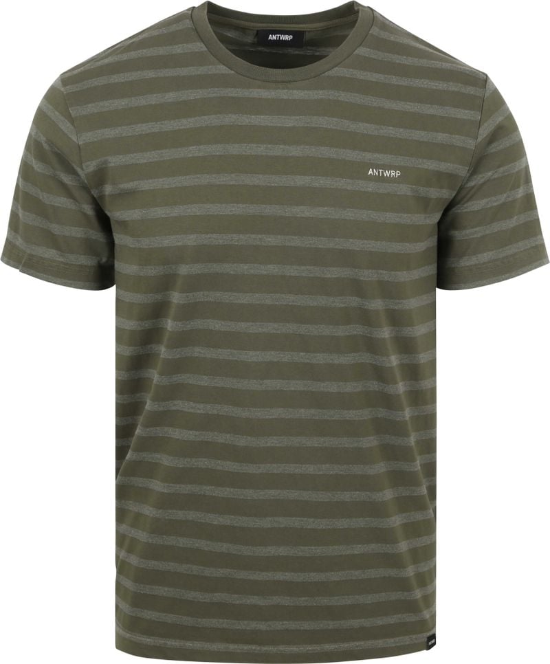 ANTWRP T-Shirt Streifen Grün
