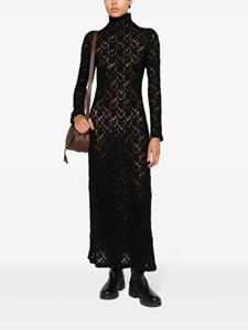 Chloé Maxi-jurk met kant - Zwart