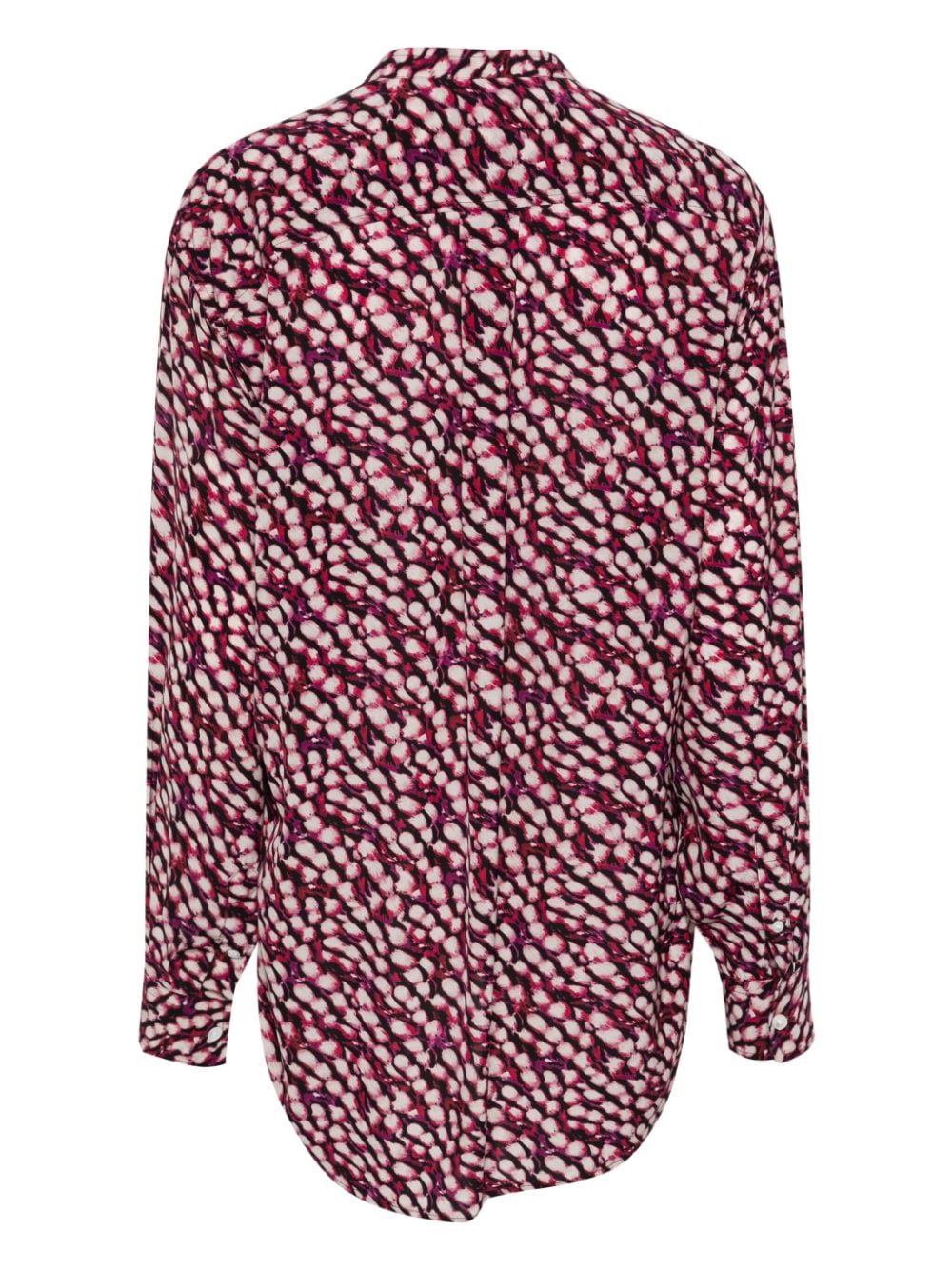 MARANT ÉTOILE Catchell abstract-print shirt - Roze