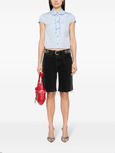 Dsquared2 Little Ruffled cotton shirt - Blauw