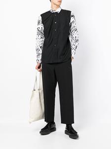 Black Comme Des Garçons Sweater met print - Zwart