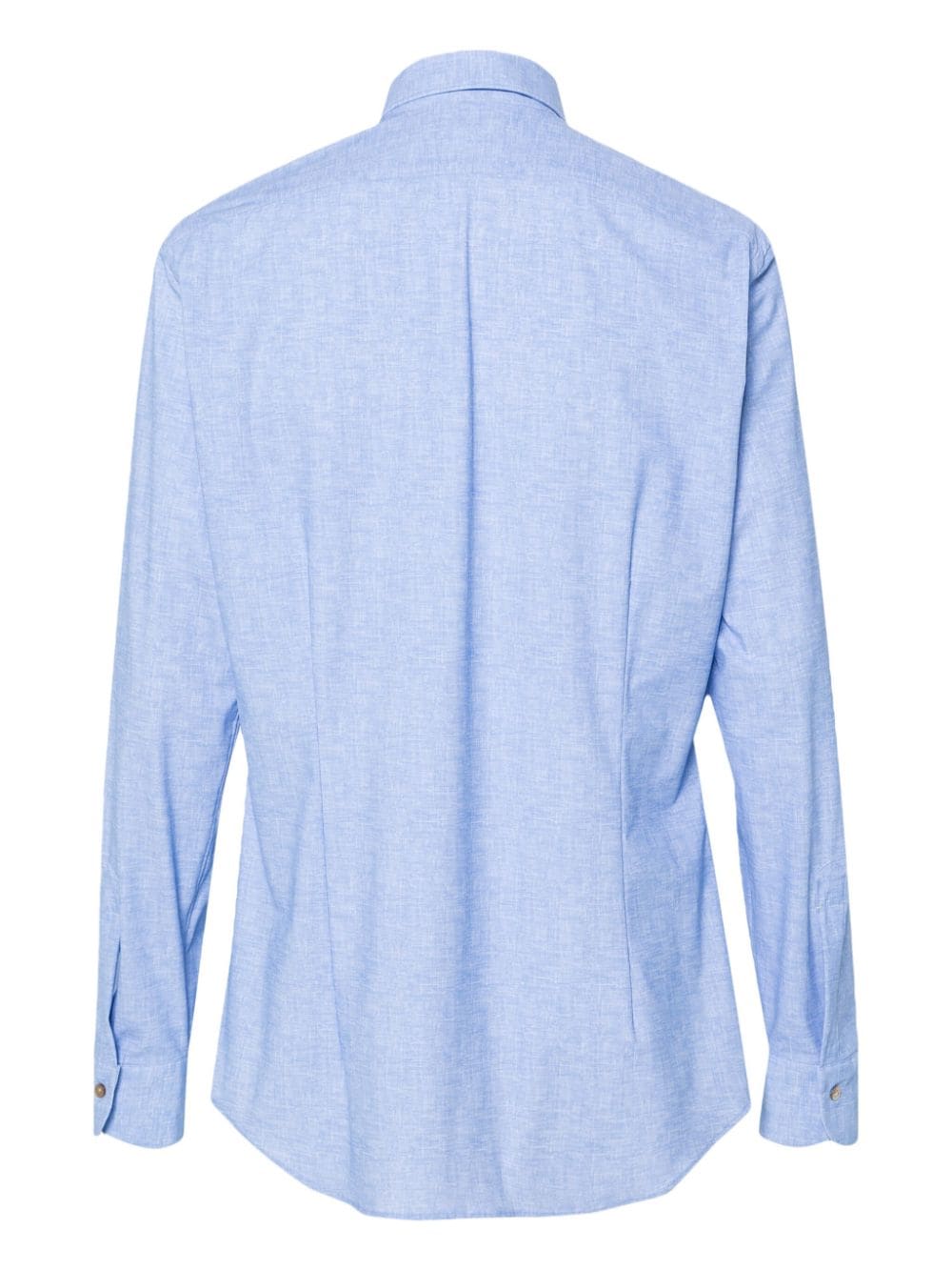 Mazzarelli Freetime stretch-jersey shirt - Blauw