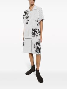 Dolce & Gabbana Overhemd met bloemenprint - Wit