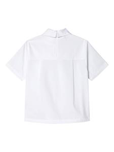 Olly Shinder Vanishing Tie cotton-blend shirt - Wit