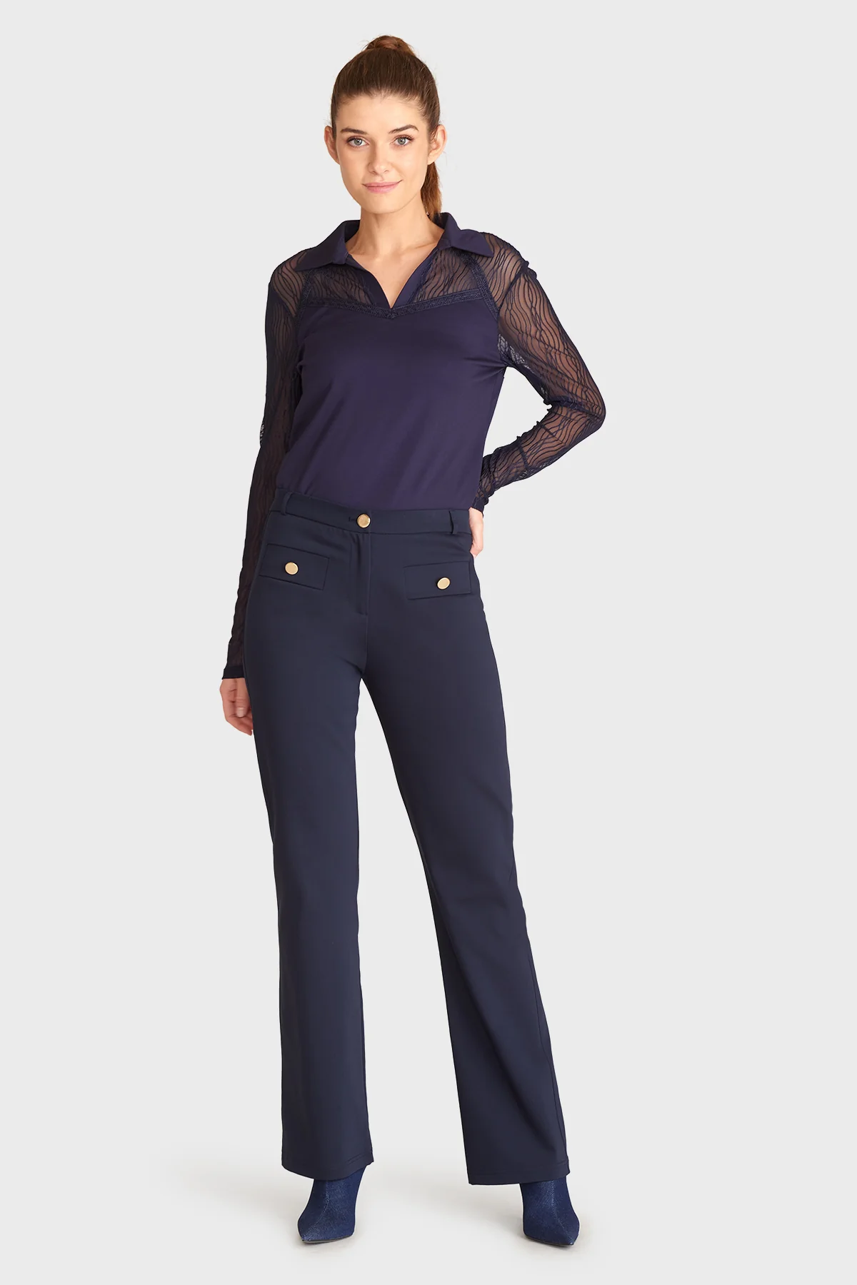 Zizo Broek navy blue