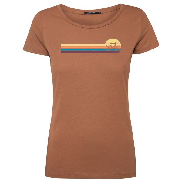 GreenBomb  Women's Bike Sundown Loves - T-Shirts - T-shirt, bruin