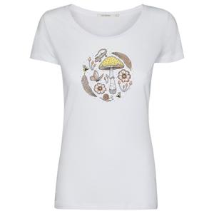 GreenBomb  Women's Nature Forest Life Loves - T-Shirts - T-shirt, wit