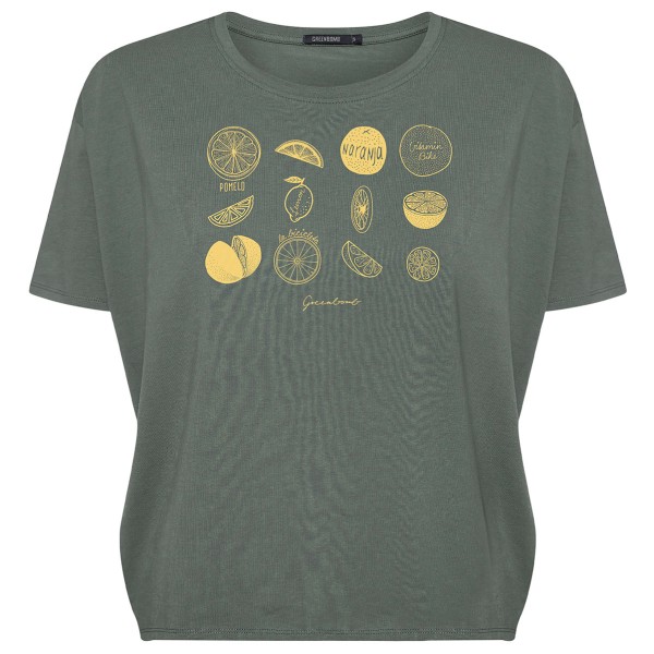 GreenBomb  Women's Bike Citrus Feel - T-Shirts - T-shirt, olijfgroen