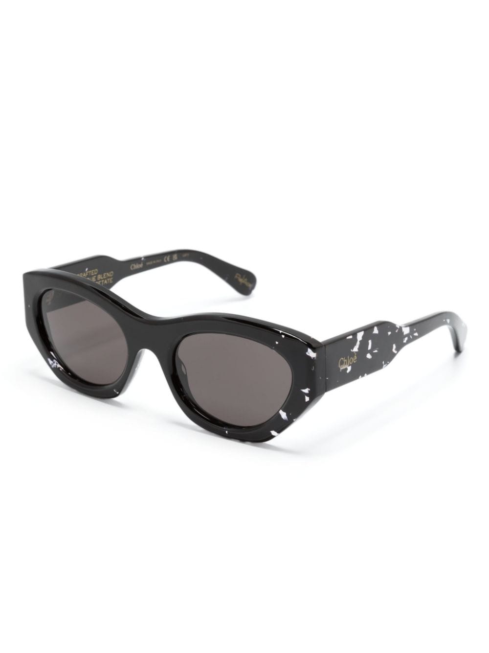 Chloé Eyewear butterfly-frame sunglasses - Zwart