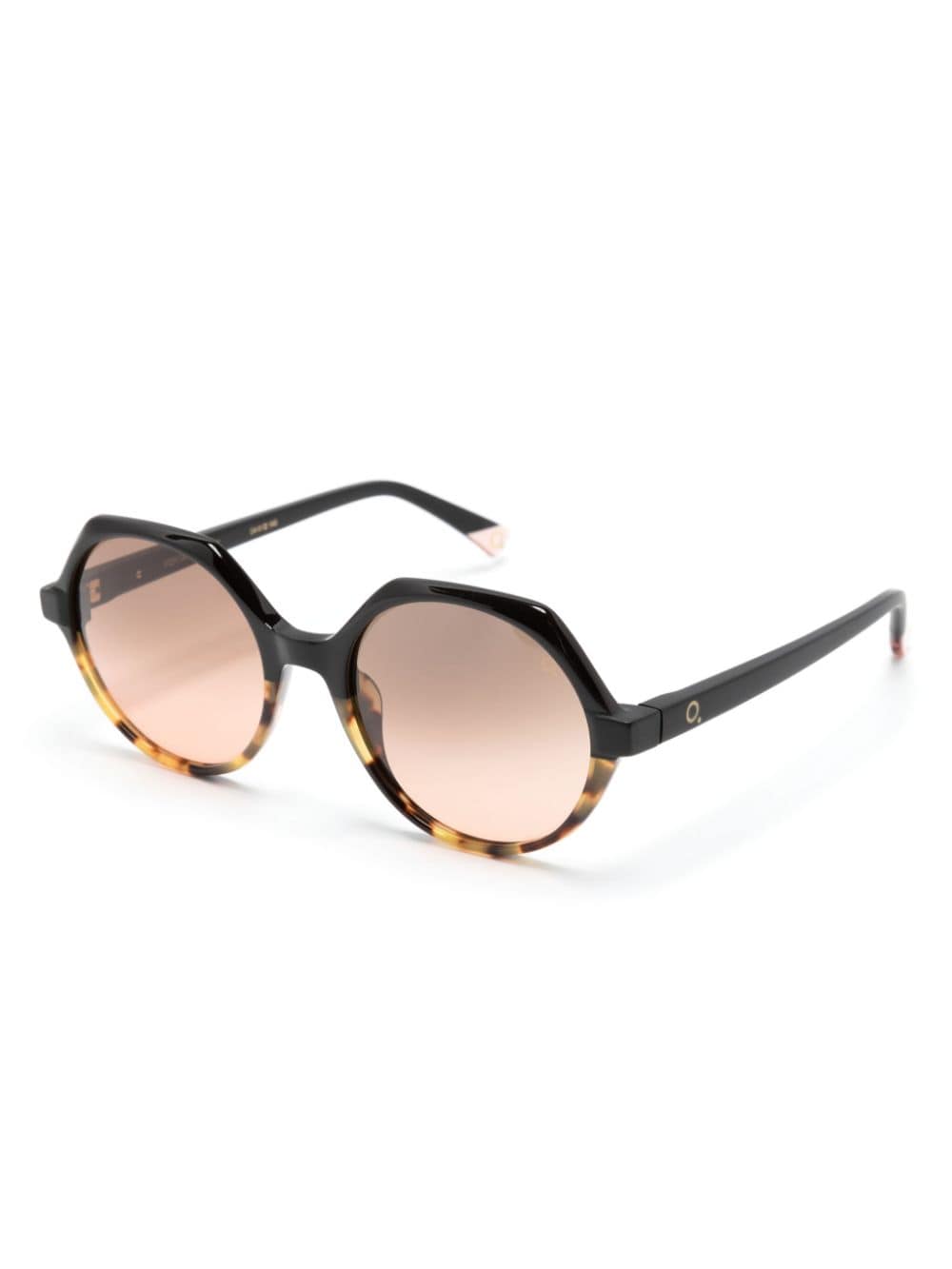 Etnia Barcelona Fontana geometric-frame sunglasses - Zwart