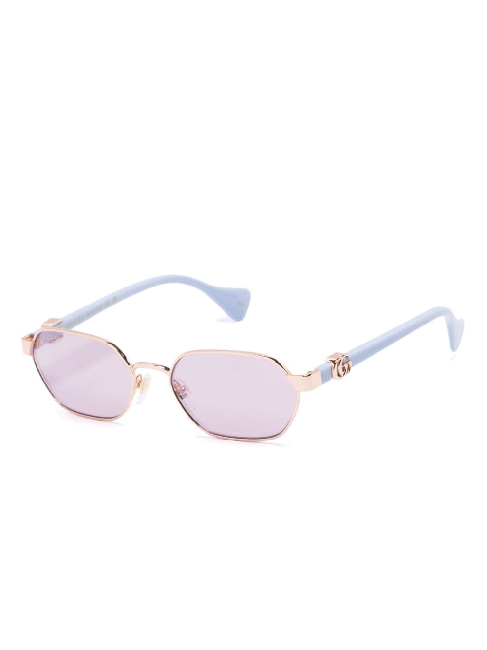 Gucci Eyewear Zonnebril met geometrisch montuur - Roze