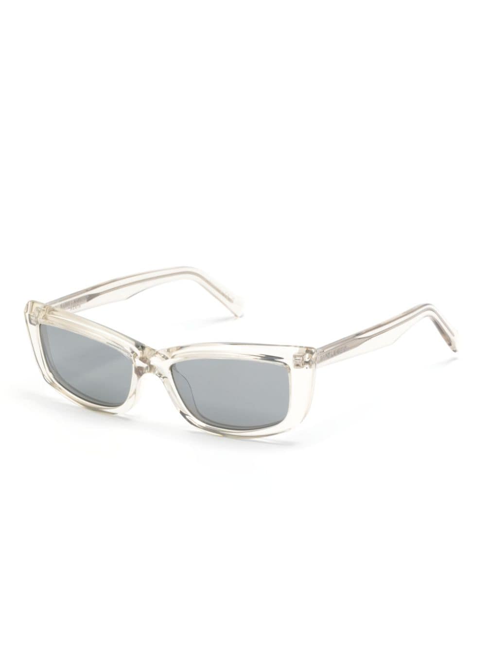 Saint Laurent Eyewear SL658 zonnebril met rechthoekig montuur - Grijs