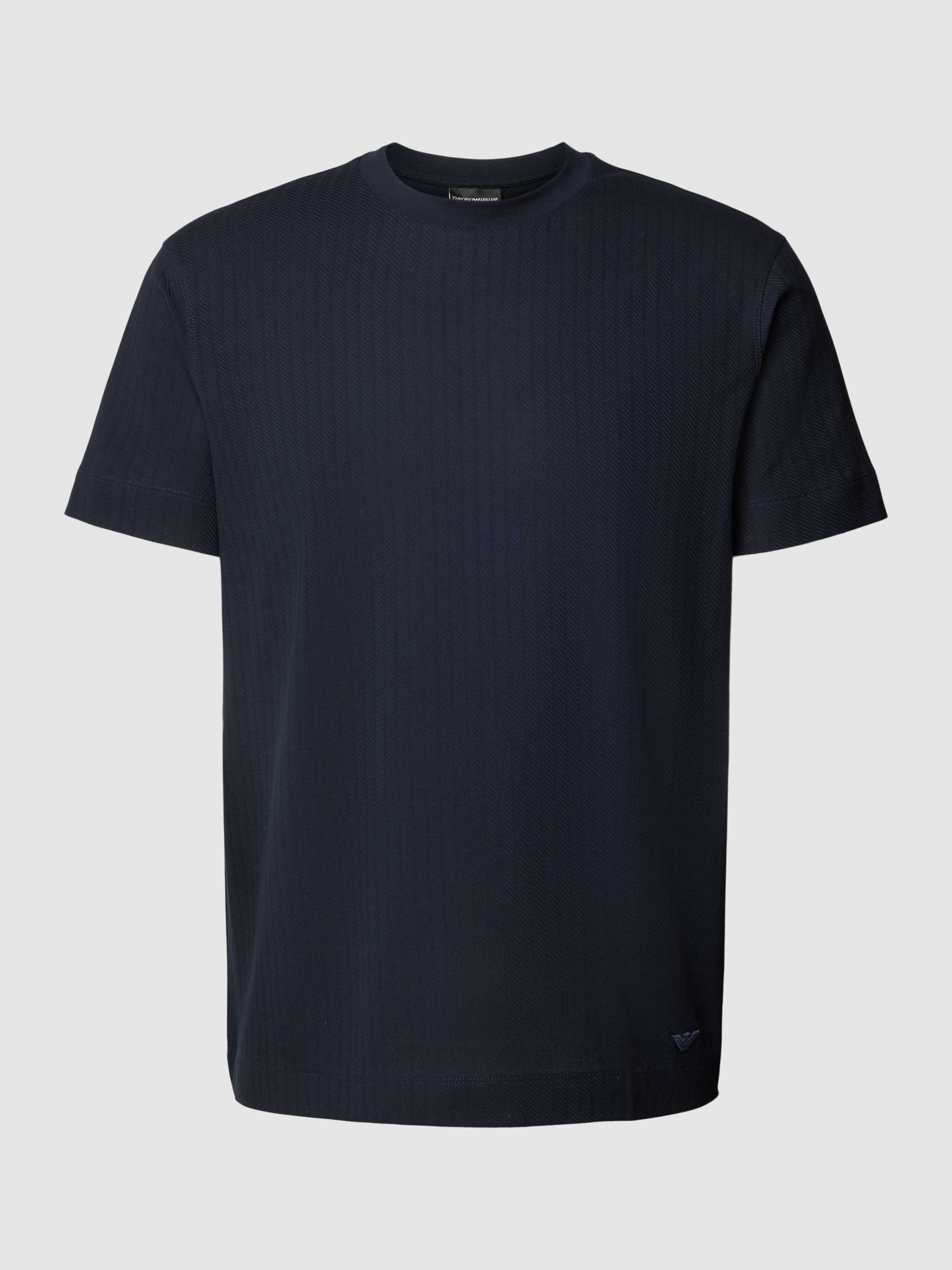 Emporio Armani T-shirt met fijn structuurmotief