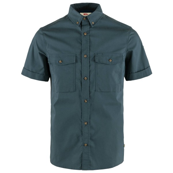 Fjällräven  Övik Air Stretch S/S Shirt - Overhemd, blauw