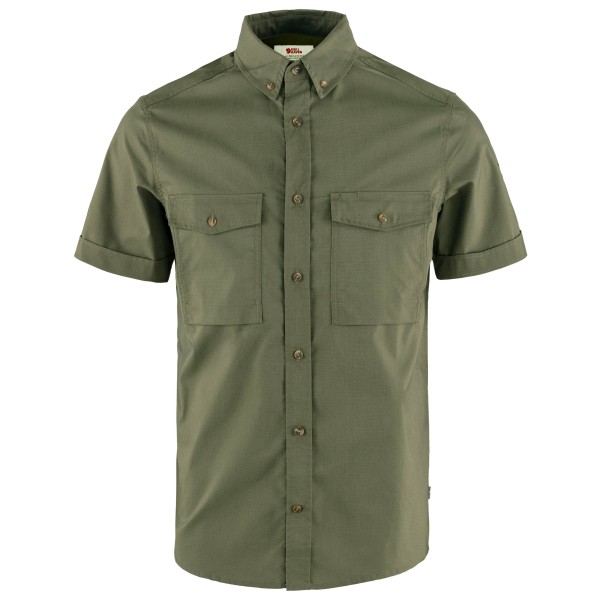 Fjällräven  Övik Air Stretch S/S Shirt - Overhemd, olijfgroen