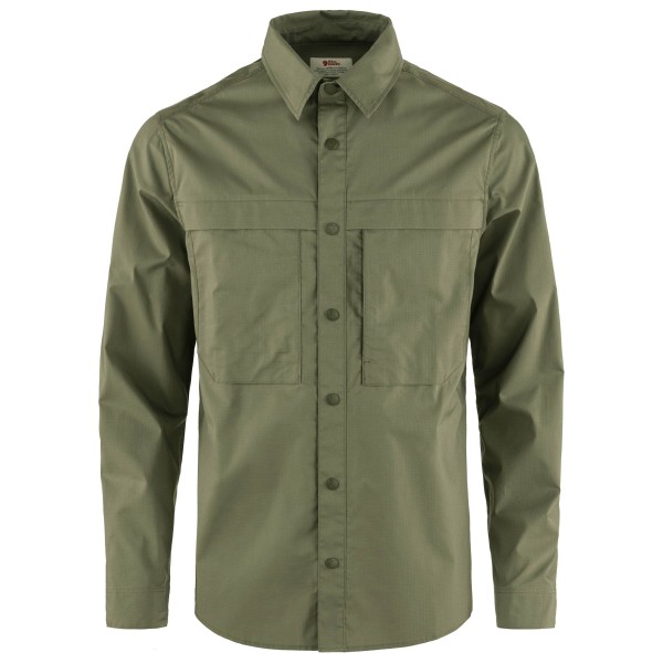 Fjällräven  Abisko Trail Shirt L/S - Overhemd, groen
