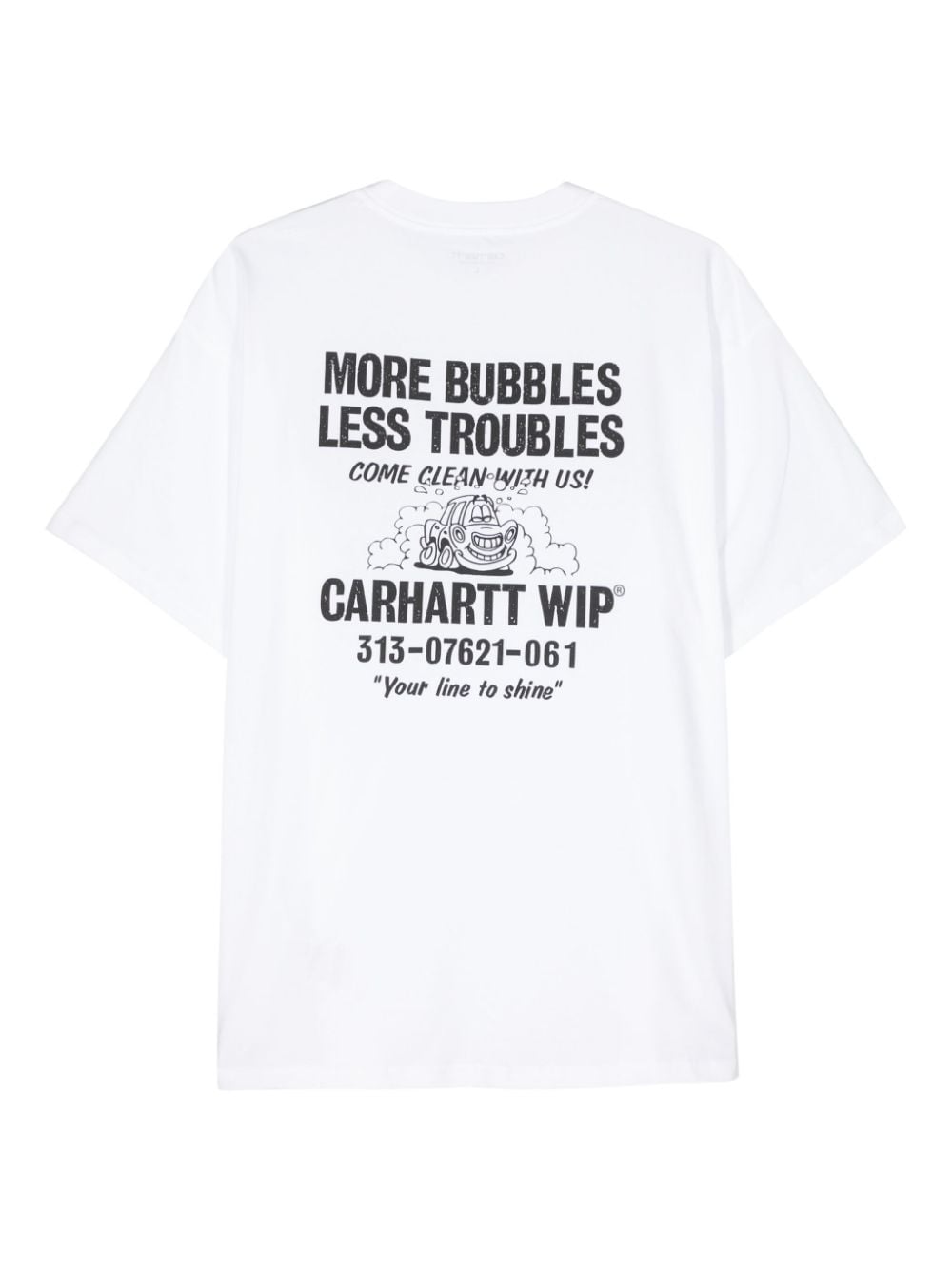 Carhartt WIP graphic-print cotton T-shirt - Wit