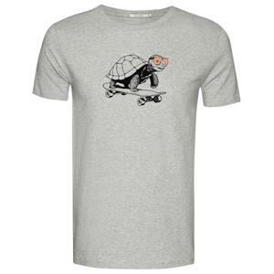 GreenBomb  Animal Turtle Roll On Guide - T-Shirts - T-shirt, grijs