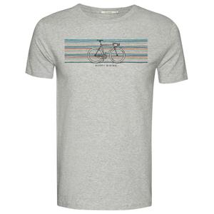 GreenBomb T-Shirt GREENBOMB Bio-Herren-T-Shirt 'Bike Happy' mit Rund