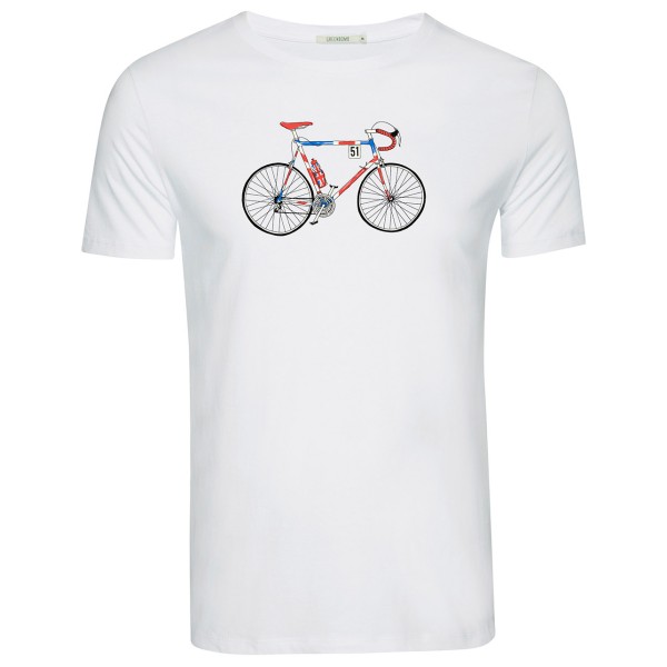 GreenBomb  Bike Jack Guide - T-Shirts - T-shirt, wit