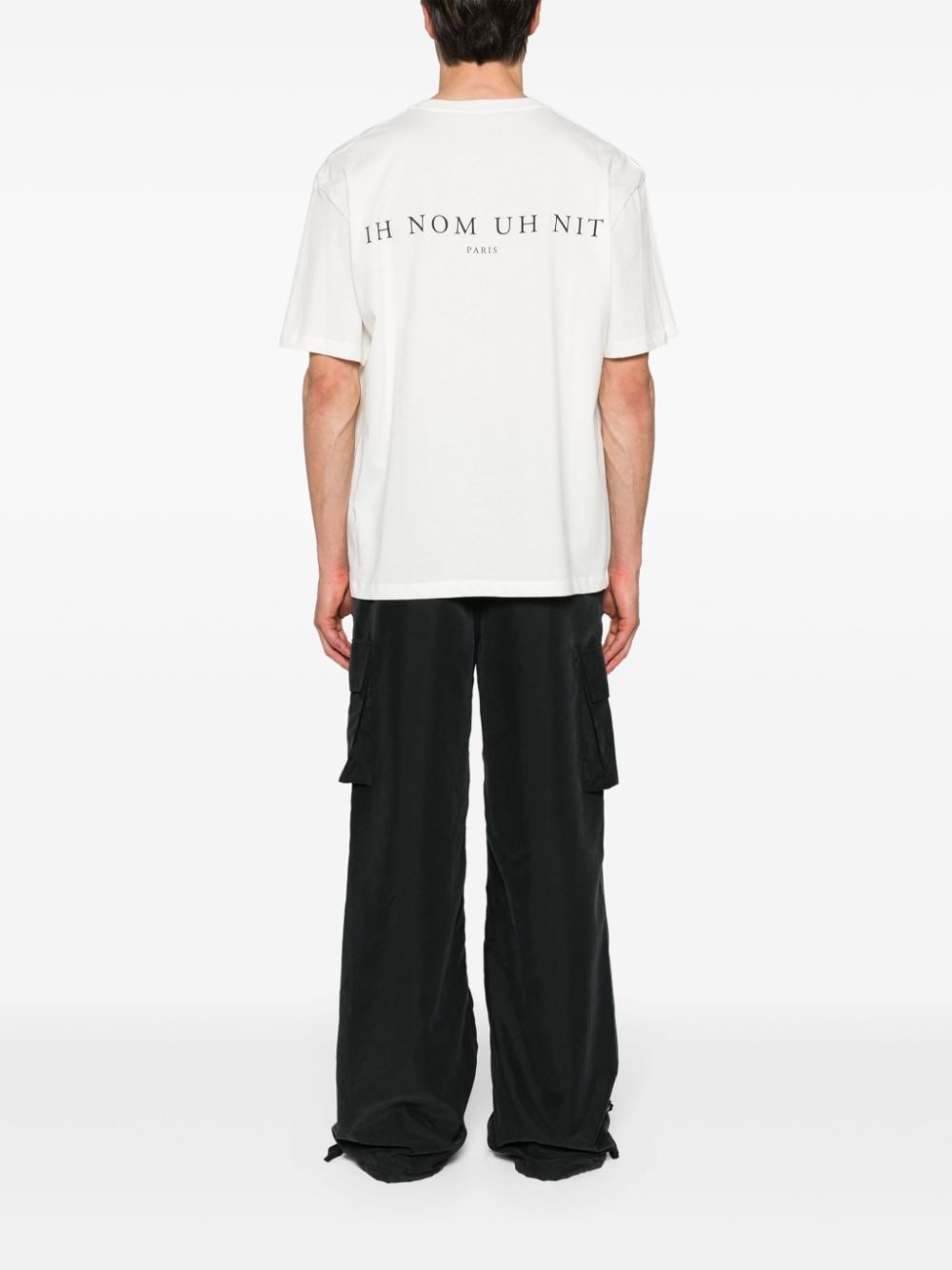 Ih Nom Uh Nit logo-print cotton T-shirt - Wit