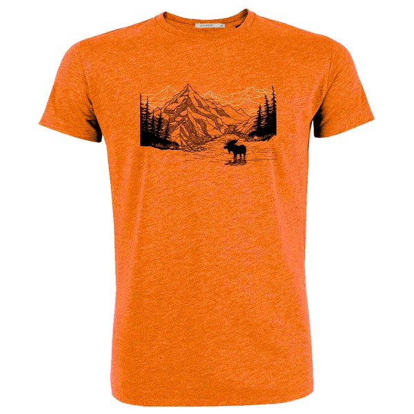 GreenBomb  Nature Moose Mountain Guide - T-Shirts - T-shirt, oranje
