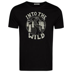 GreenBomb  Nature Wild Bike Guide - T-Shirts - T-shirt, zwart