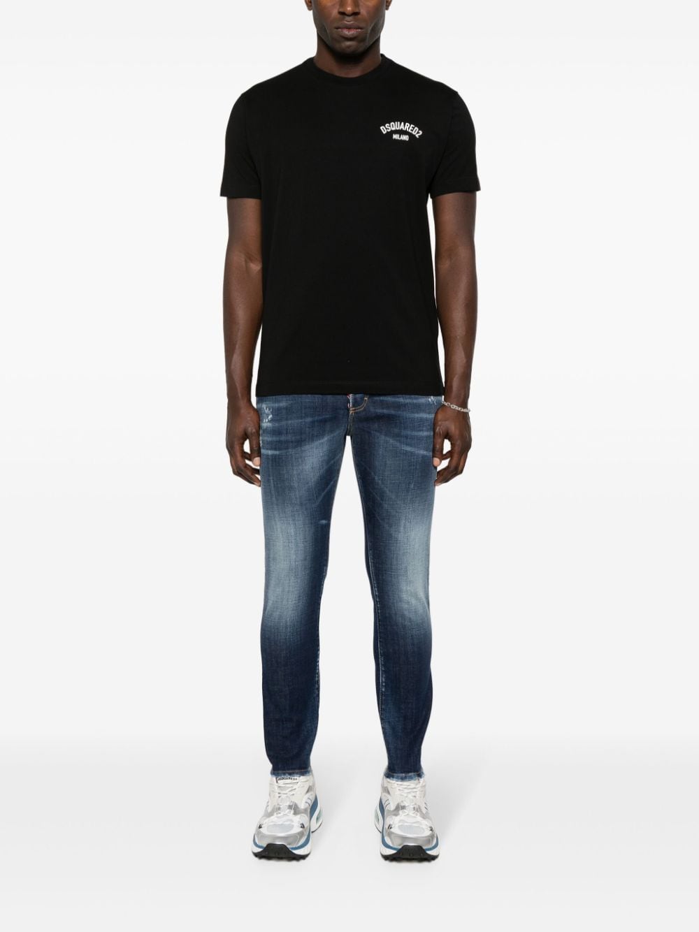Dsquared2 Cool Fit cotton T-shirt - Zwart