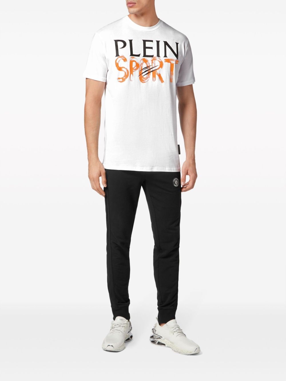 Plein Sport T-shirt met logoprint - Wit