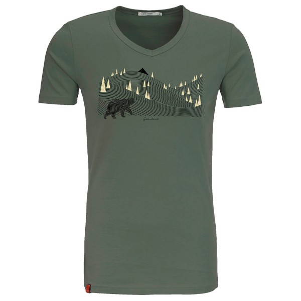 GreenBomb  Animal Bearland Peak - T-Shirts - T-shirt, groen