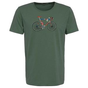 GreenBomb  Bike Jack Spice - T-Shirts - T-shirt, olijfgroen