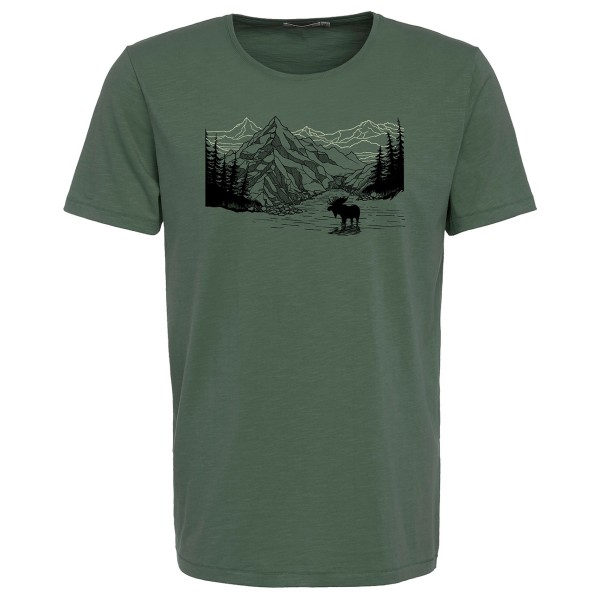GreenBomb  Nature Moose Mountain Spice - T-Shirts - T-shirt, olijfgroen