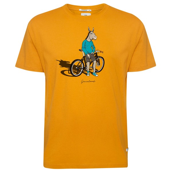 GreenBomb  Animal Donkey Bike Fusion - T-Shirts - T-shirt, ochre