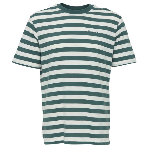 Mazine  Drake Striped T - T-shirt, pale ocean /wit