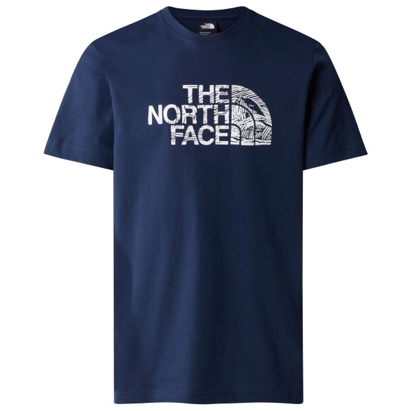The North Face  S/S Woodcut Dome Tee - T-shirt, blauw