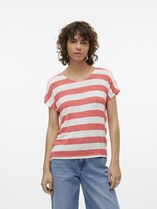 Vero Moda Kurzarmshirt "VMWIDE STRIPE SL TOP GA JRS NOOS"