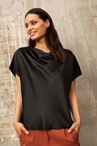 IN FRONT MANDY BLOUSE 15878 999 (Black 999)