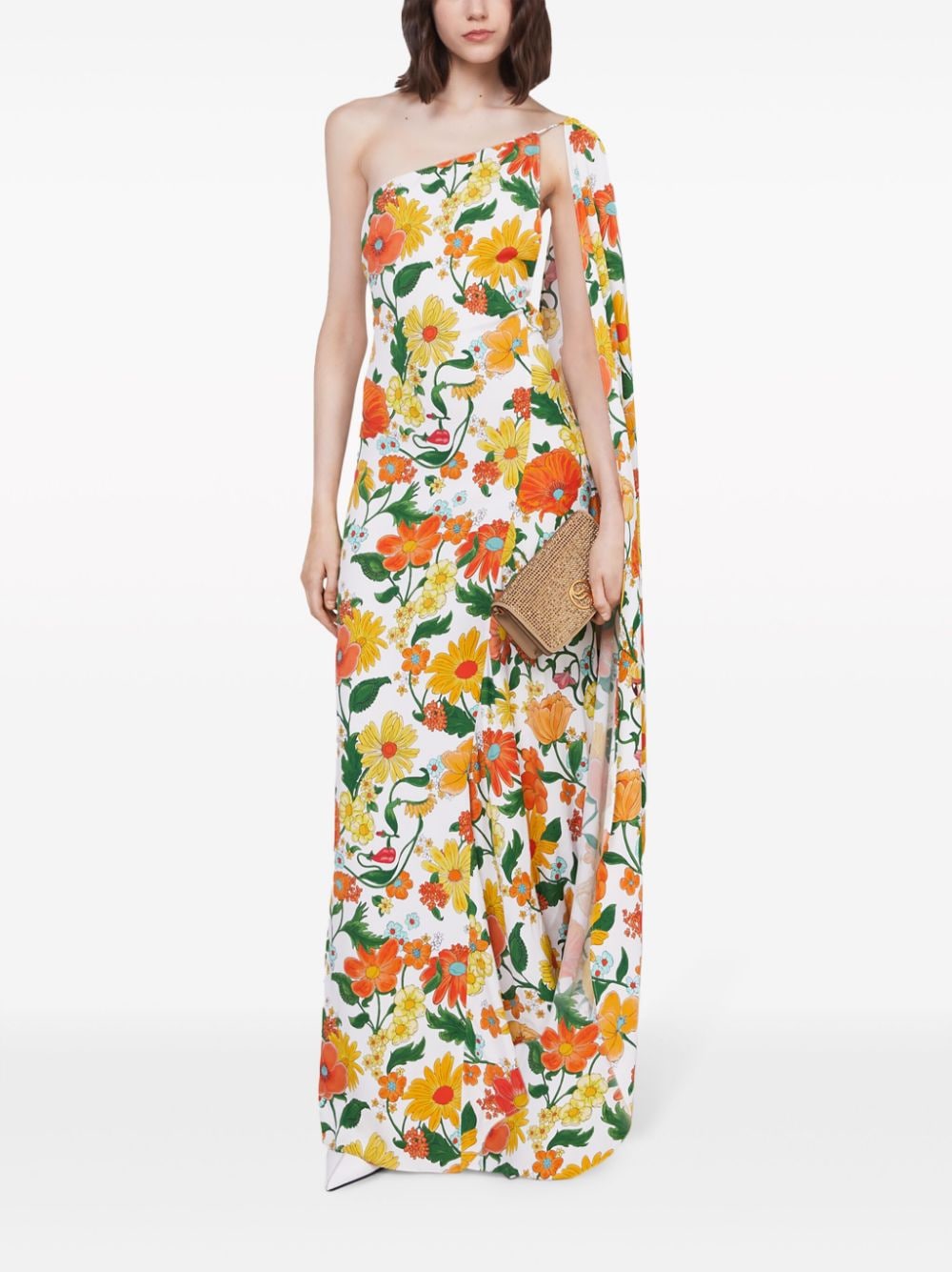 Stella McCartney Asymmetrische jurk - Beige